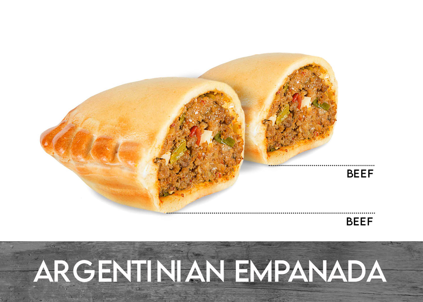 ARGENTINIAN BEEF EMPANADAS x 2 Unit  - MASTER BOX 20 CT