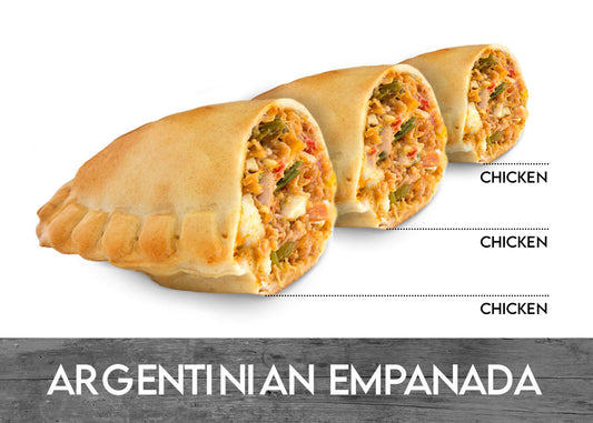 ARGENTINIAN CHICKEN EMPANADAS x 3 Unit - MASTER BOX  20CT